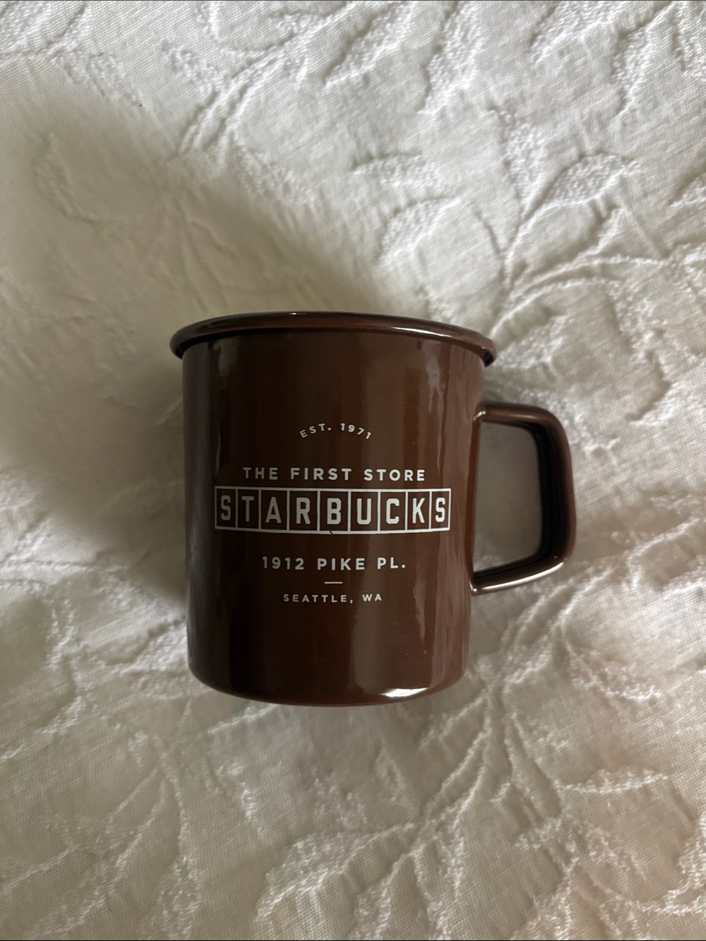 Starbucks Brown Logo Camp-Style Mug